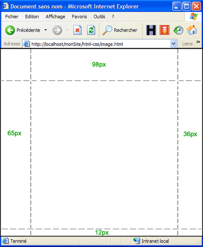 la propriété CSS margin avec la balise body